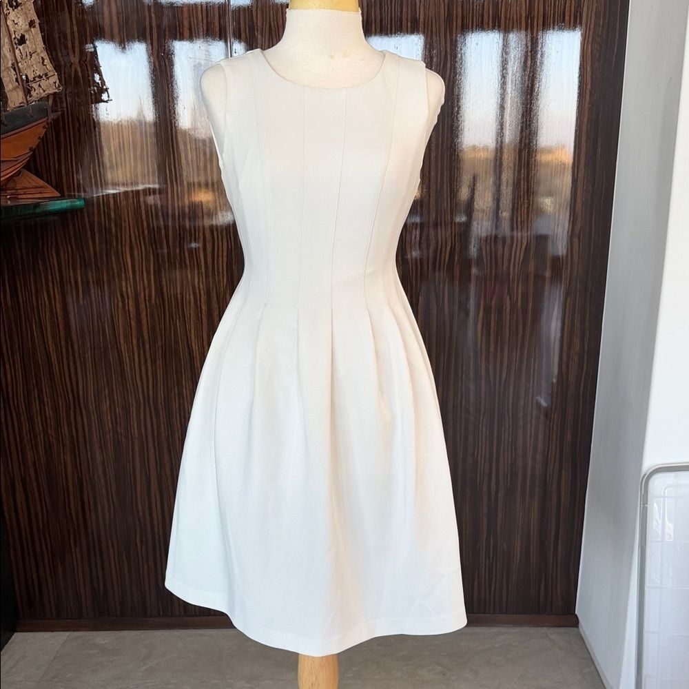 Calvin Klein White Midi Dress - Picture 1 of 8